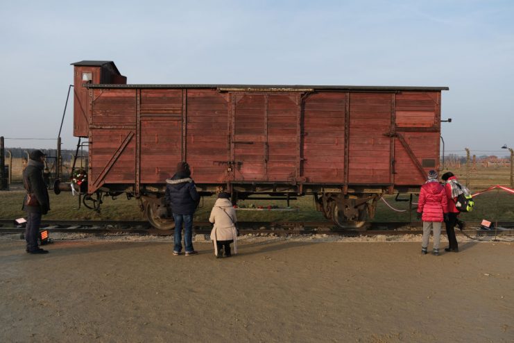 The Nazis killed an estimated one million people, mostly Jews, at the camp during World War II. (Photo by Sean Gallup/Getty Images)