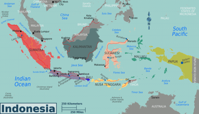 Map of Indonesia