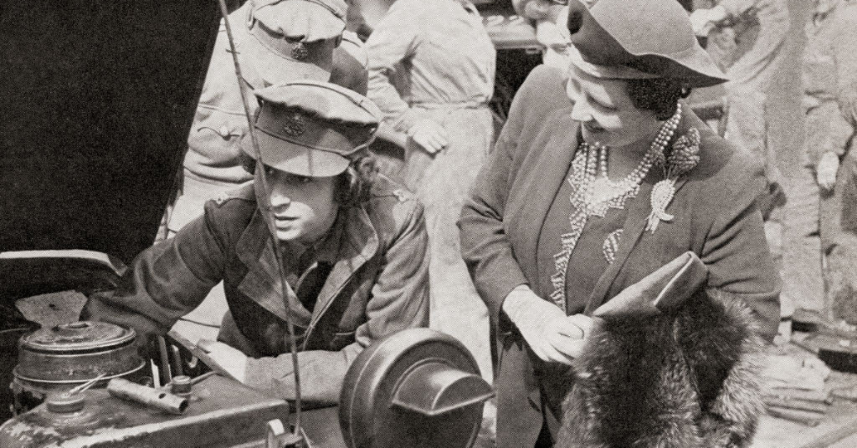 Photos of Queen Elizabeth II's Service During the Second