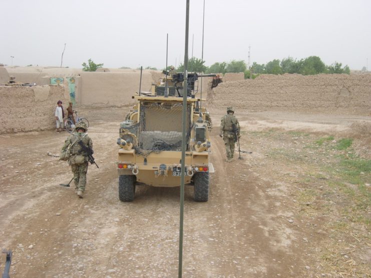 Vehicles can provide extra protection from enemy attack, but are vulnerable to IEDs and RPGs.