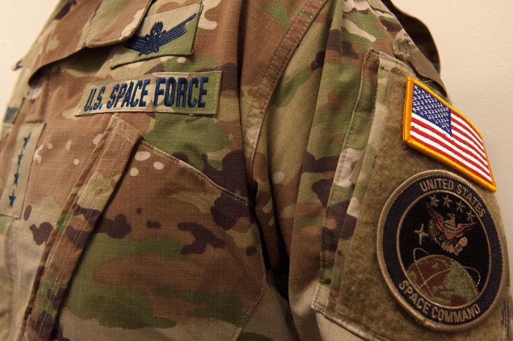 A Space Force general’s ACU uniform. NASA 