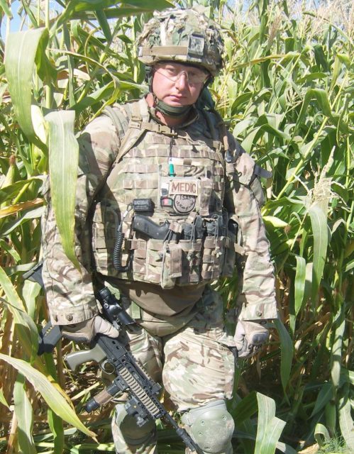 The author – Ssgt Andrew Turley RAMC