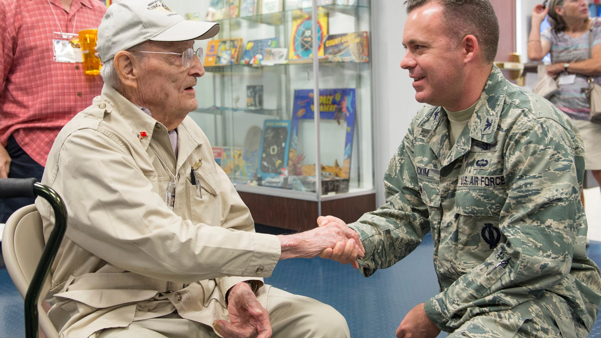 They were 311 U.S. military service members recruited to help the Chinese Air Force fend off the Japanese invasion in mid-1941. Credit: U.S. Air Force/Matthew Jurgens