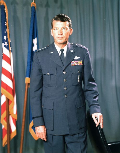 General Bernard Schriever was the father of the military space program.