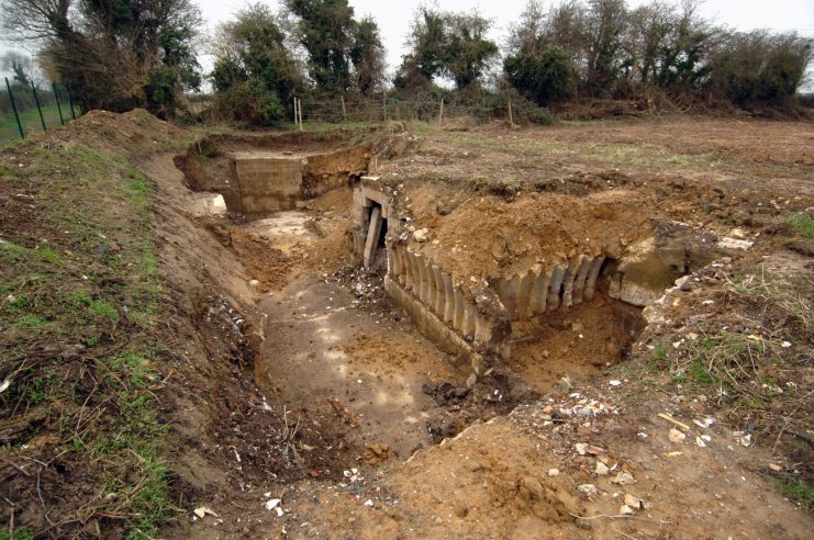 hole in a field 