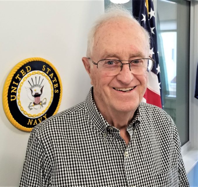 A native of Pennsylvania, Paul Hofius enlisted in the Navy and served on destroyers during the latter part of WWII. He was recalled to service during the Korean War and stationed at a naval base in Virginia. Courtesy of Jeremy P. Amick