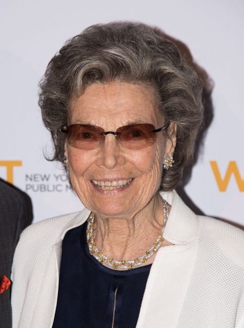 NEW YORK, NY – JUNE 09: Rosalind P. Walter attends the 2015 WNET Annual Gala at Cipriani 42nd Street on June 9, 2015 in New York City. (Photo by Dave Kotinsky/Getty Images)