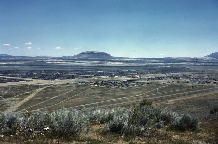 Tule Lake War Relocation Center, circa 1942 or 1943 where Mr Sulu spent time.