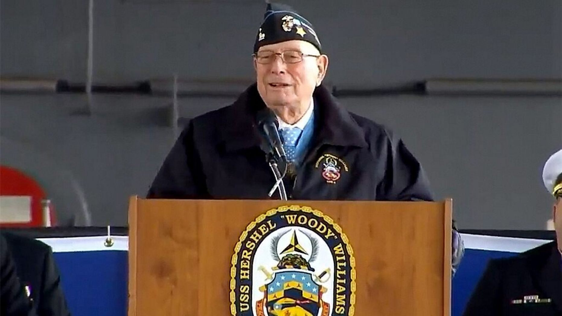  Hershel “Woody” Williams said. (U.S. Navy)