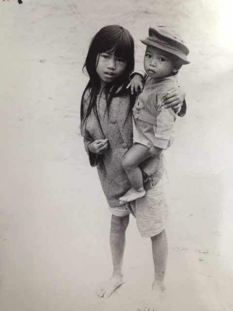 Montagnard children in the Central Highlands region. The enemy considered the Montagnards an inferior race, worthy only of extinction. This is who Gary was helping to defend.