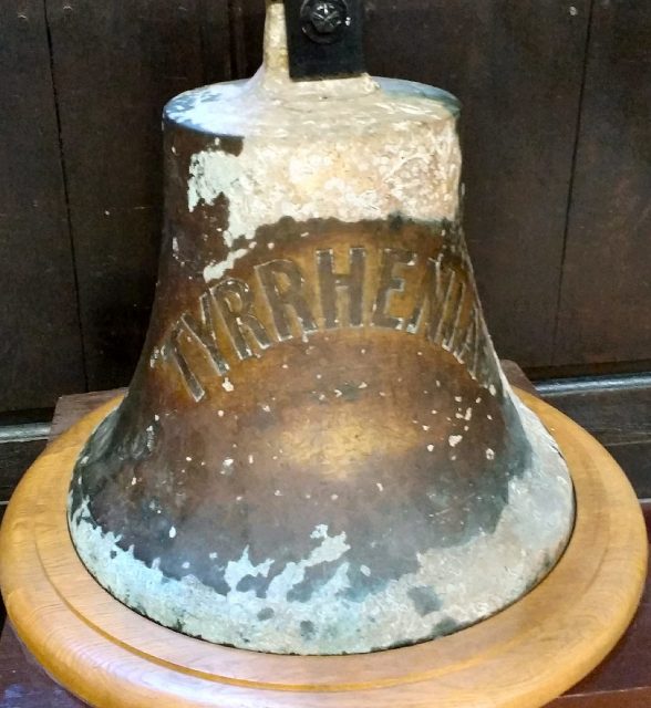 The bell from RMS Lancastria. AndyScott – CC BY-SA 4.0