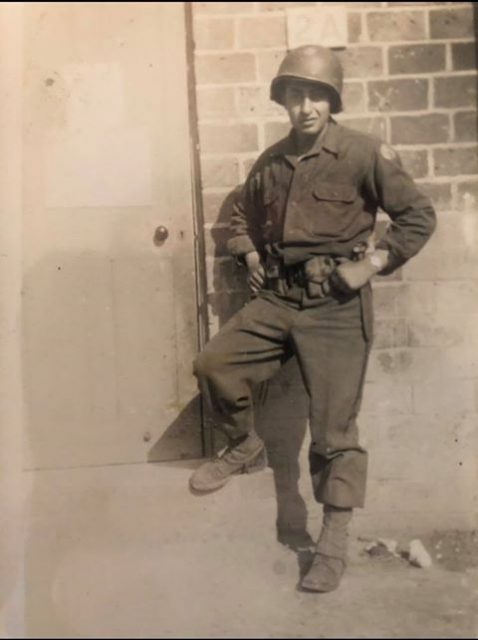 Vincent Corsini, WW2. Photo from Vincent Corsini’s personal collection.