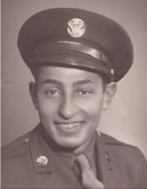 Wartime portrait of Vincent Corsini. Photo from Vincent Corsini’s personal collection.