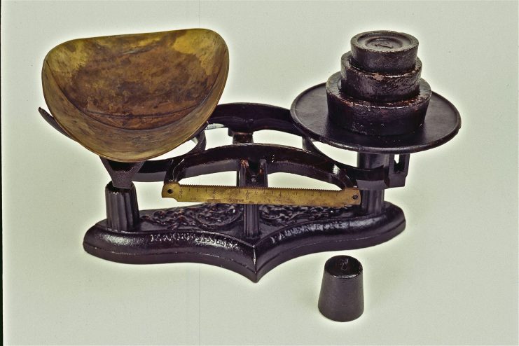 No. 1 patented Fairbanks balance beam scale