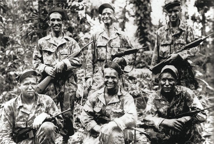 A team of Alamo Scouts, February 1944.