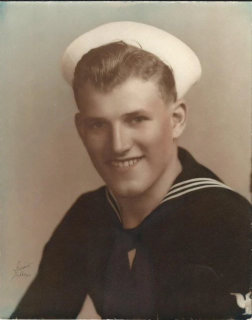 After World War II ended, Staples Sr. stayed in the Naval Reserves. In 1951 he was called to serve on the USS Salerno Bay