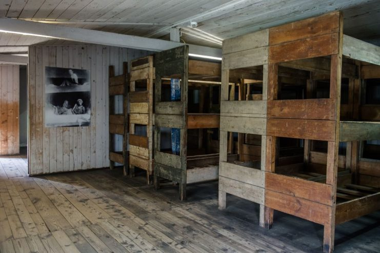The former German Nazi concentration camp Stutthof in Sztutowo, northern Poland. GETTY