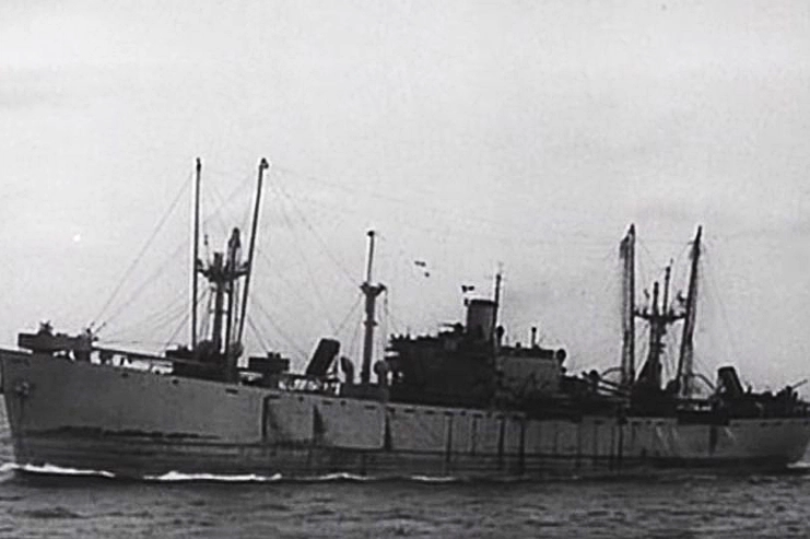The ship was wrecked off the Nore sandbank in the Thames Estuary, near Sheerness, England in August 1944