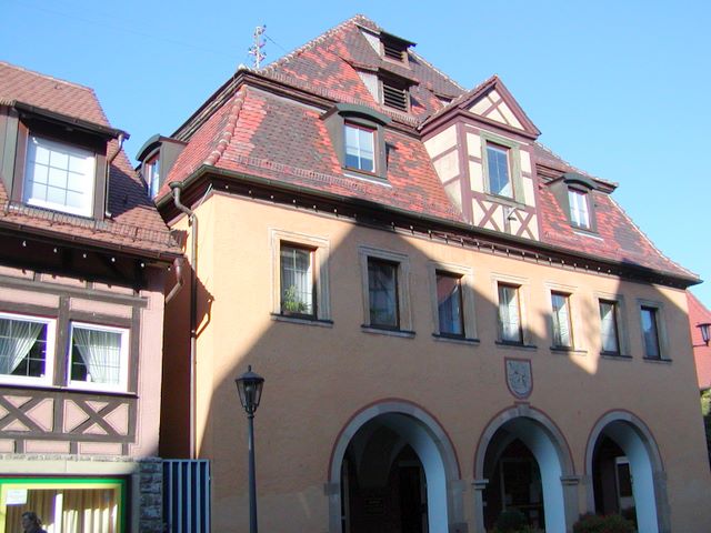 The Town Hall in Forchtenberg, birthplace of Sophie Scholl.