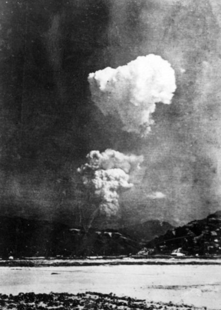 The Hiroshima atom bomb cloud 2–5 minutes after detonation[