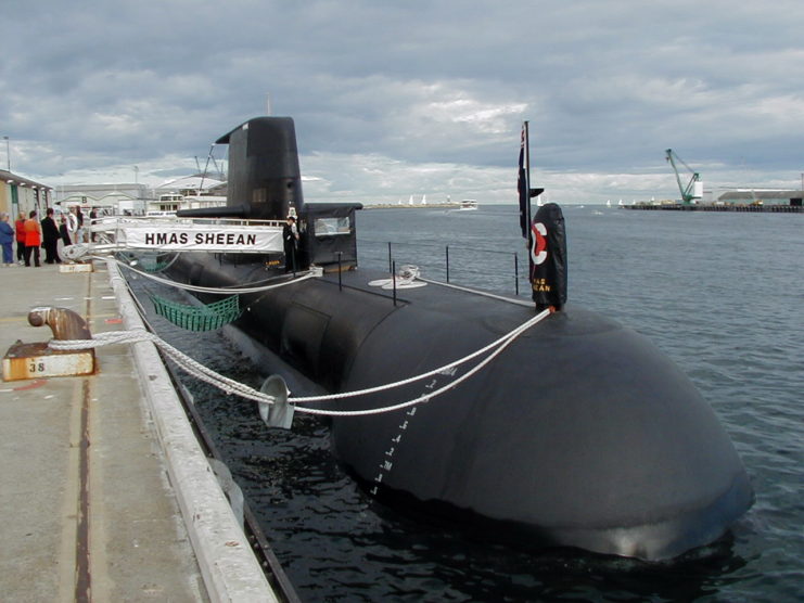 HMAS Sheean at Fremantle, Western Australia