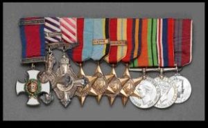 The WWII hero’s medals. Image by Spink&Son