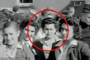 Auschwitz survivor Lily Ebert is seen in this footage, before she set off for a new life outside the ruins of Germany.