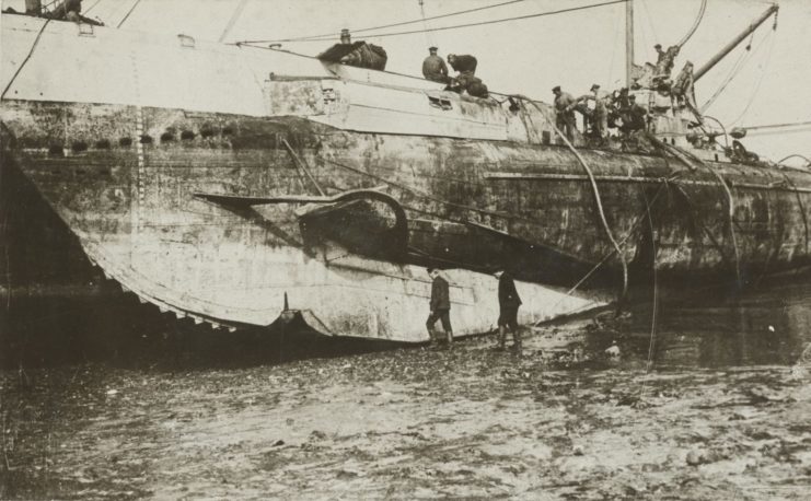 A photograph of UC-47’s sister ship, UC-44