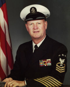 Master Chief Petty Officer of the Navy Delbert D. Black.