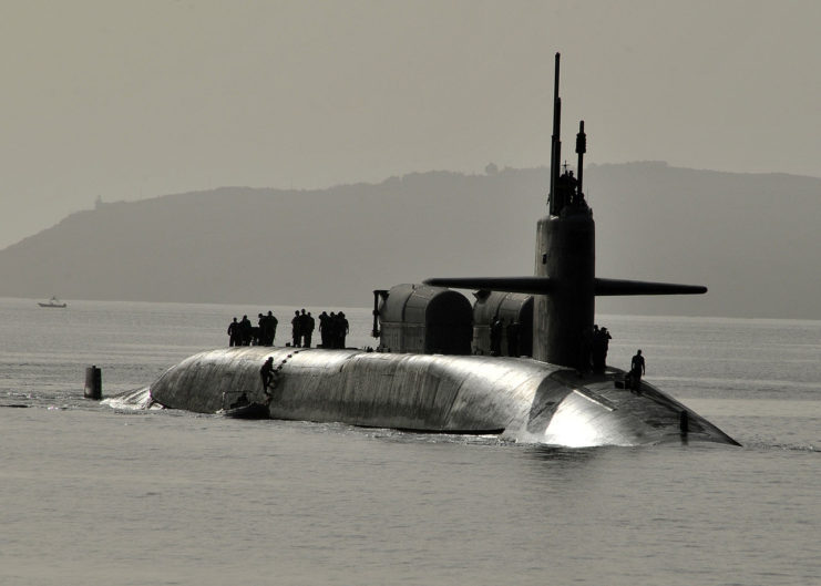 The USS Florida, an Ohio-class submarine.