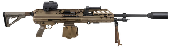 The SIG SAUER MG 338, a potential replacement for the M240. With the .338 Norma Magnum round it’ll provide a level of firepower between the M240 and the M2 Browning machine gun. Image courtesy of SIG SAUER.