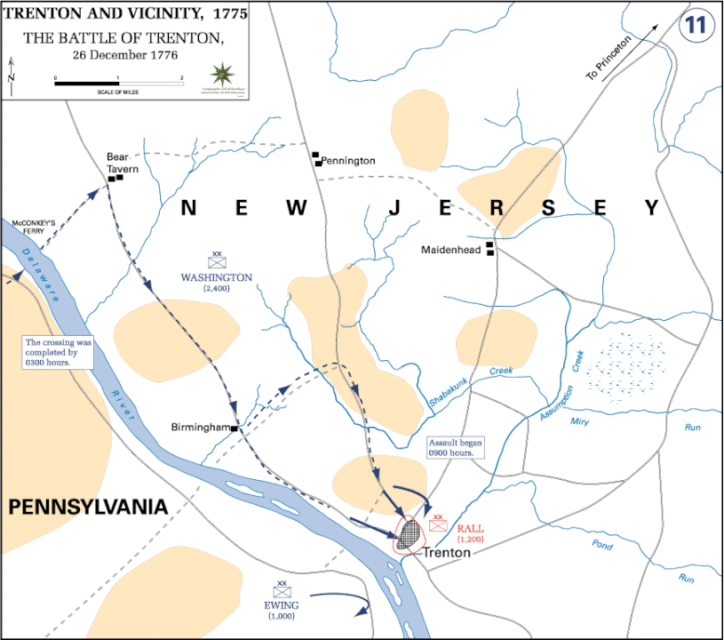 The Battle of Trenton, December 26, 1776