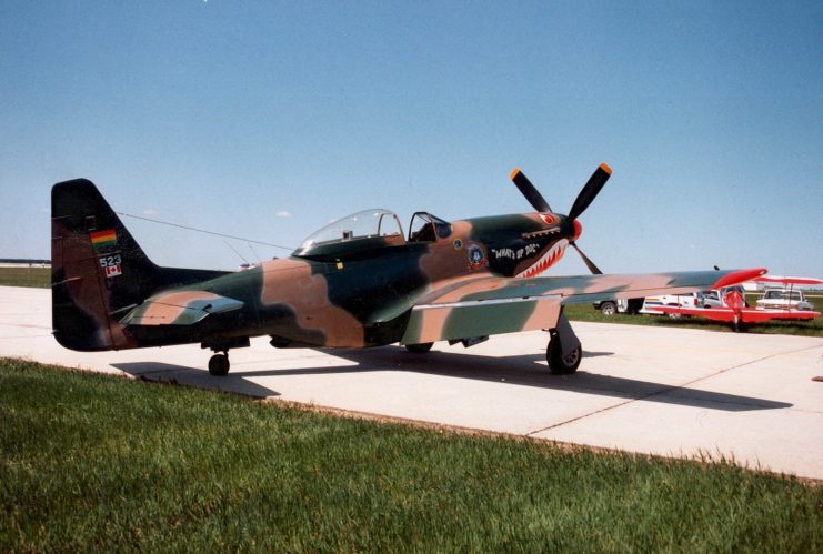 Cavalier Mustang, formerly of the Bolivian Air Force