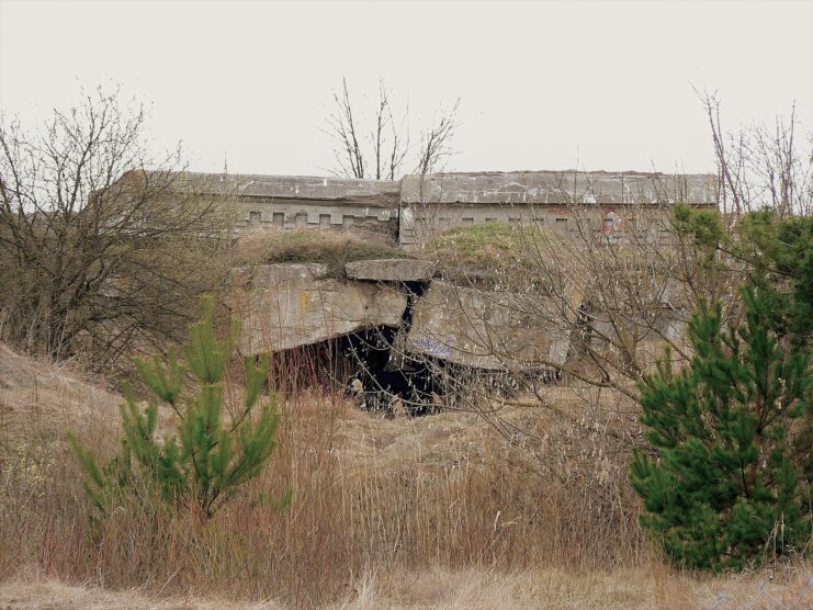 Remains of Fort II of Osowiec Fortress