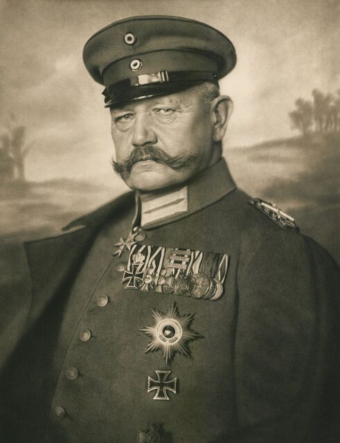 Military portrait of Paul von Hindenburg