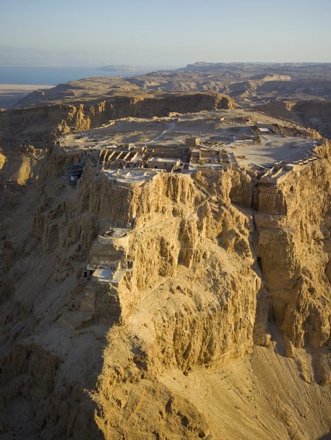 The site was constructed by Herod the Great between 37 and 31 BCE. Image by Andrew Shiva CC BY-SA 4.0