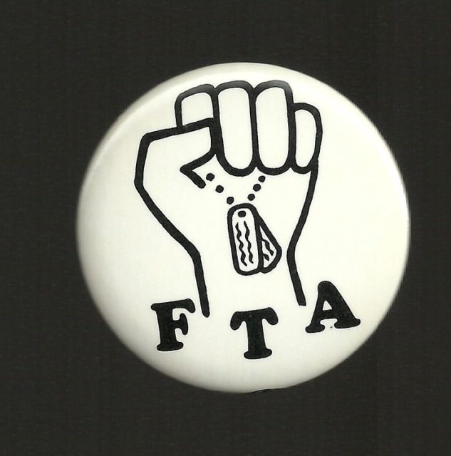 FTA was a common troupe expression at the time as shown in this button