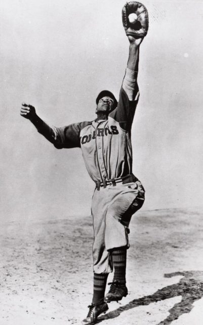 Buck O’Neil played baseball for the Kansas City Monarchs when he was drafted into the U.S. Navy in WWII. He later became an ambassador for baseball, sharing the story of the iconic players of the Negro Leagues. Negro Leagues Baseball Museum