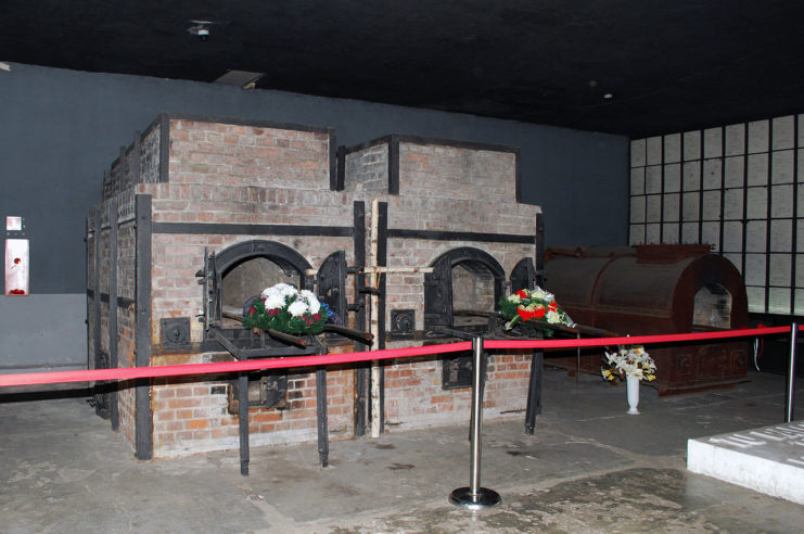 The crematorium at the Stutthof camp. An estimated 60,000 – 65,000 died within the camp during WW2. Image by Polimerek CC BY-SA 3.0