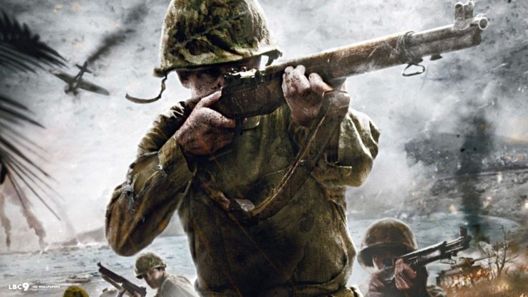 WWII veterans at Sledgehammers games this week playing Call of Duty: WWII : r/WWII