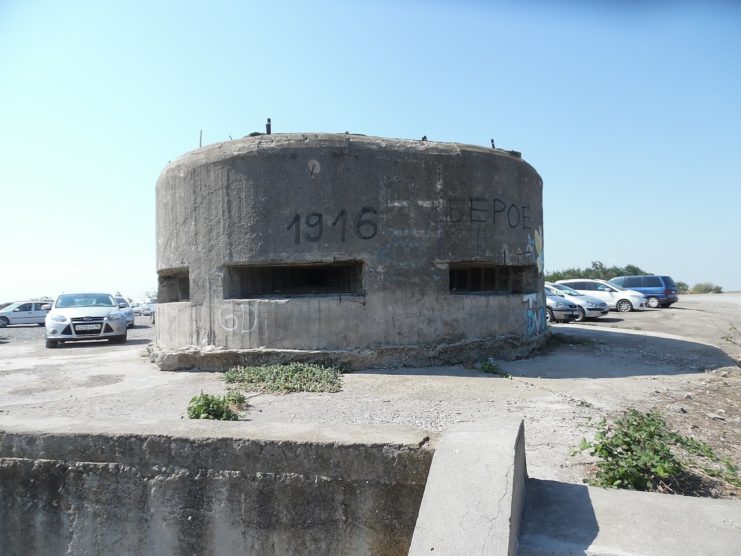 A bunker by Atanasovsko lake, Bulgaria. Image credit – Professor Caretaker CC BY-SA 4.0