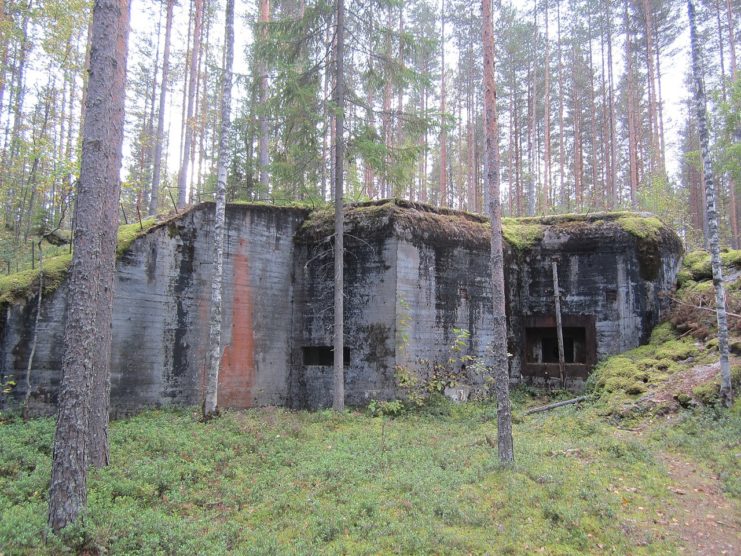 A bunker of the Salpa Line, Finland. Image credit – Janiwiki0 CC BY-SA 4.0