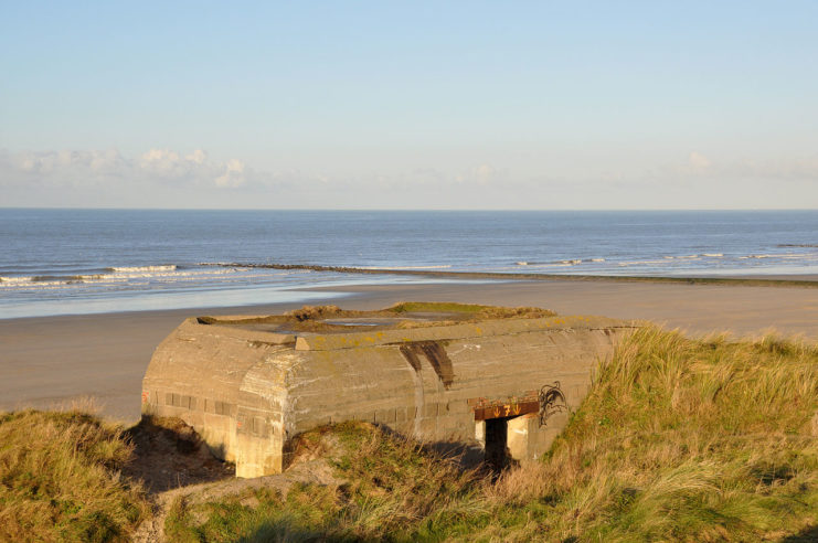 A German pill-box at Ostend (Belgium) from the Second World War, part of the Atlantikwall. Image credit – Marc Ryckaert CC BY 3.0
