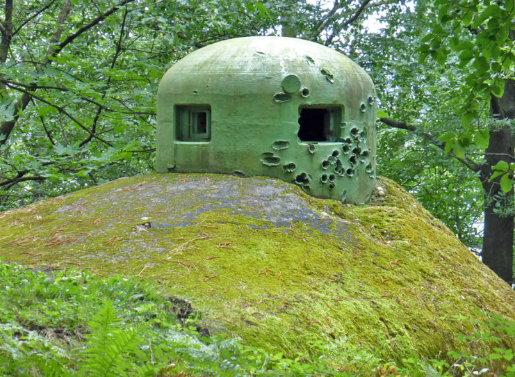 Armored bell at Col de Guensthal near Windstein in the Northern Vosges.