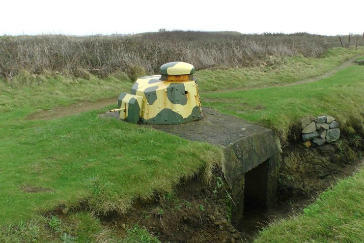 FT-17 turret, Battery Dollmann, Guernsey. Image credit – Mwiki3101 CC BY-SA 4.0