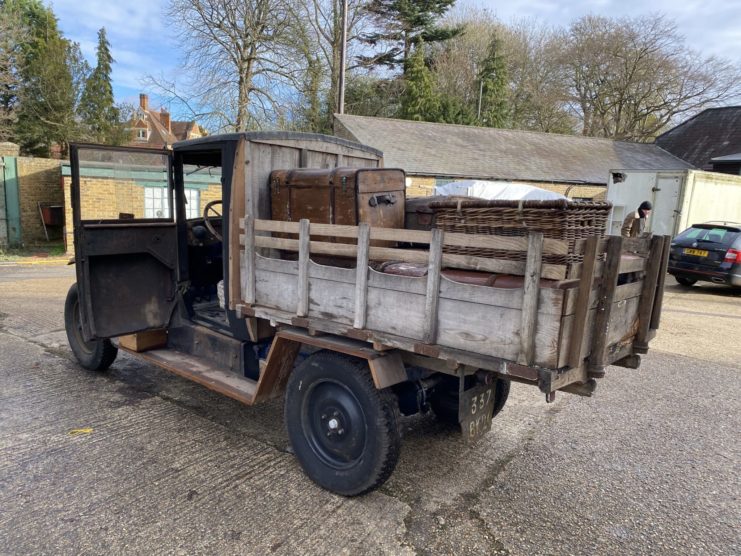 The vehicle was used by French winemakers to transport their goods, usually to eager Nazi officials. Image credit: H&H Auctions.