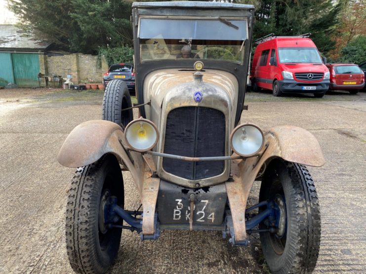 The Citroen was originally a saloon, but was modified into a pick-up. Image credit: H&H Auctions.