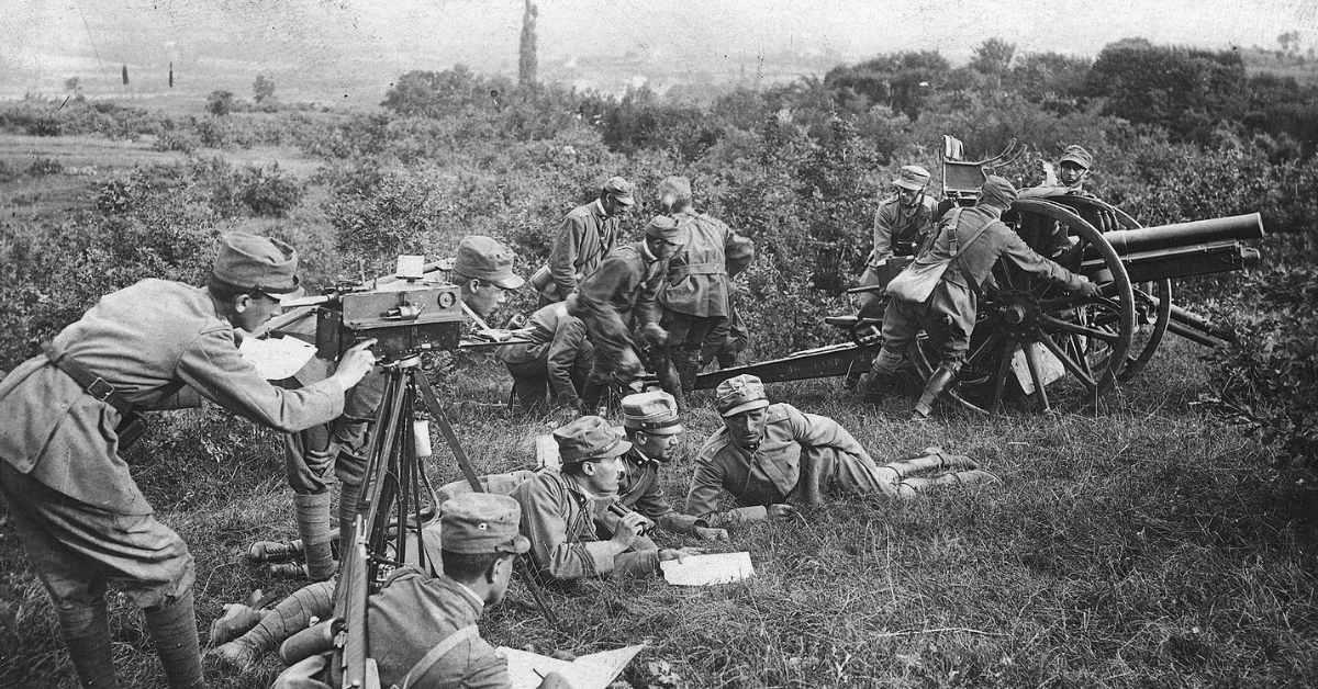 Italian soldiers durin World War I