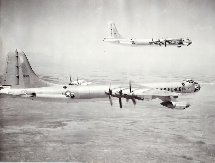 6th Bombardment Wing Convair B-36F-5-CF Peacemakers 49-2683 and 49-2680