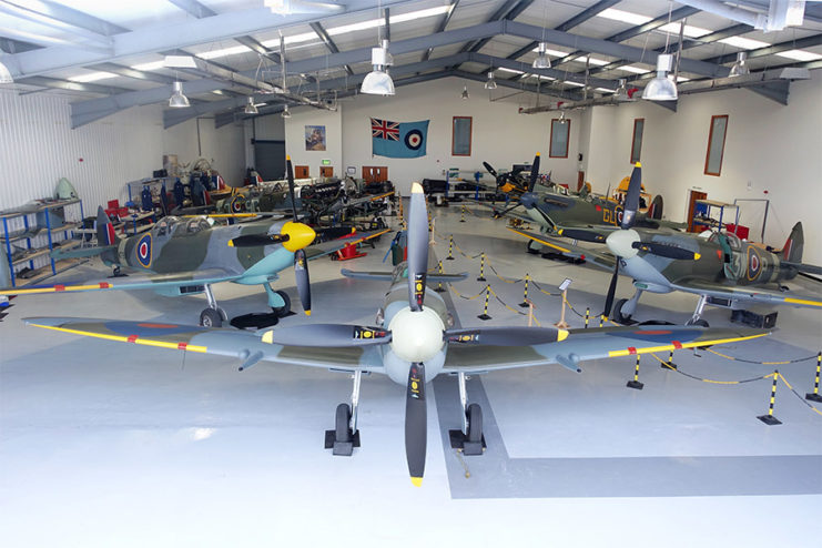 Biggin Hill’s Heritage Hangar. Image courtesy of Biggin Hill Heritage Hangar.